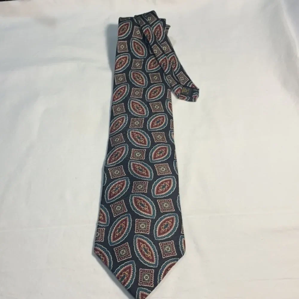3for$20 Cambridge classics tie black turquoise